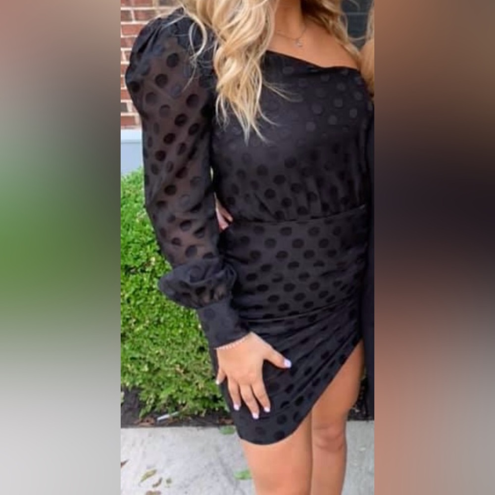 Lovers + Friends Black Mini Dress